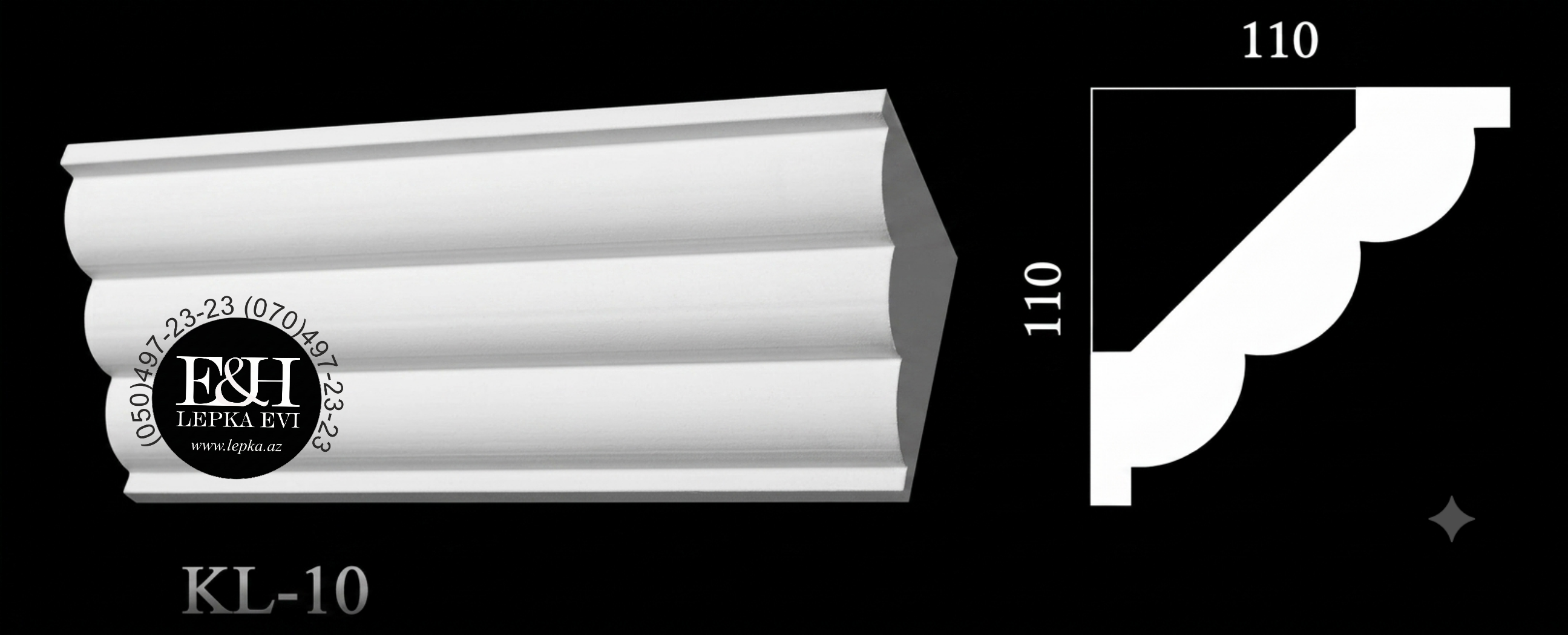 Hamar karniz KL-10